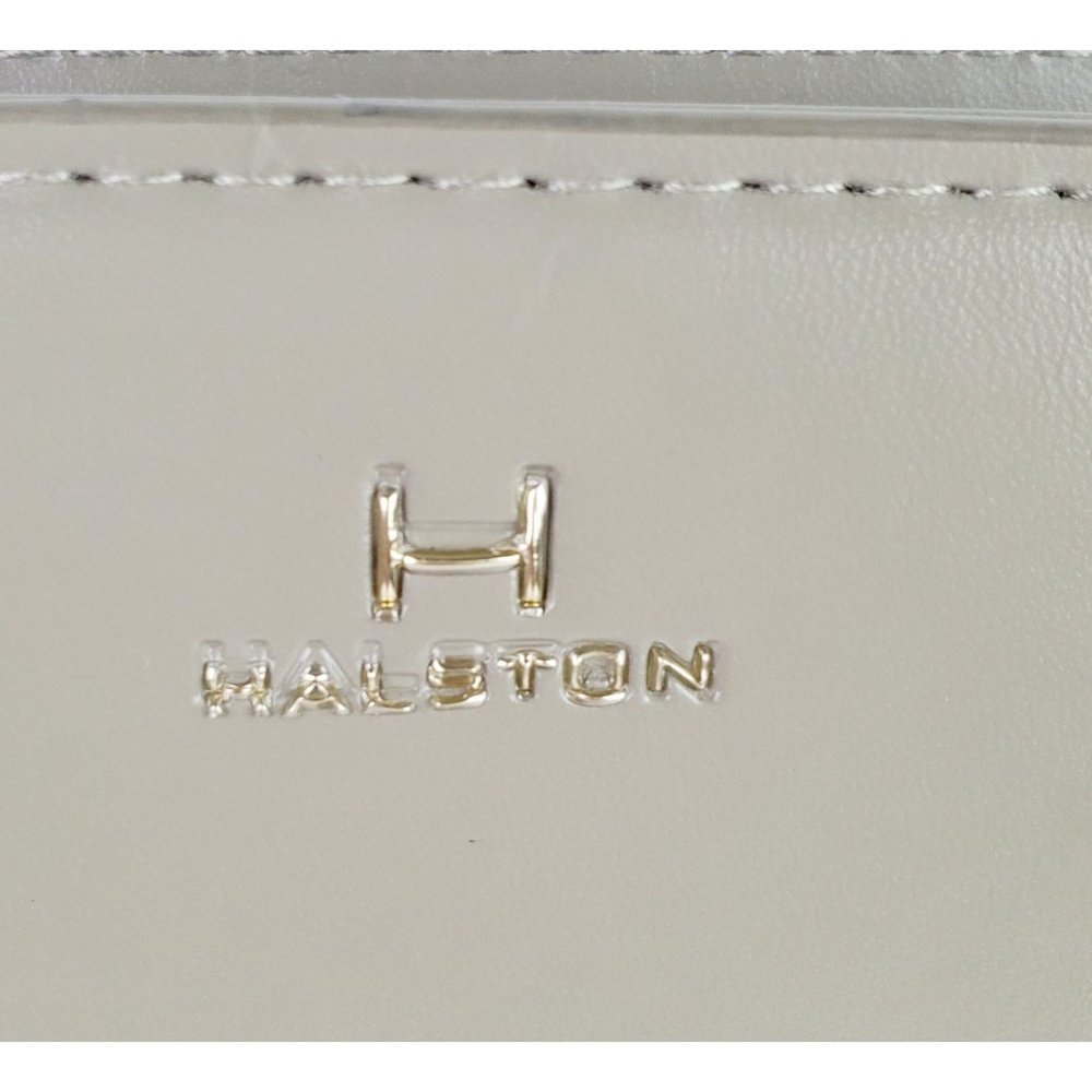 Halston Satchel, Sage Vegan Leather with Matching Interior - Picture 5 of 7
